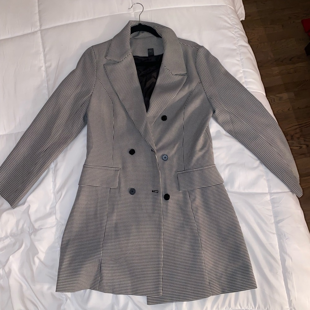 mini Houndstooth blazer dress